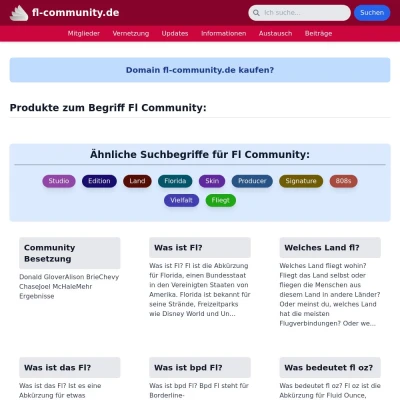 Screenshot fl-community.de