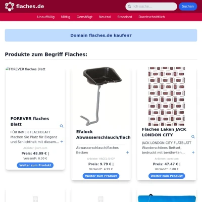 Screenshot flaches.de