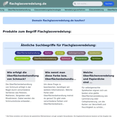 Screenshot flachglasveredelung.de