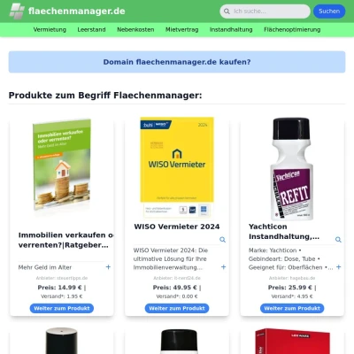 Screenshot flaechenmanager.de