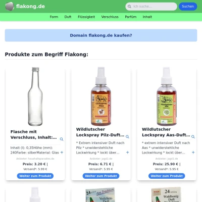 Screenshot flakong.de