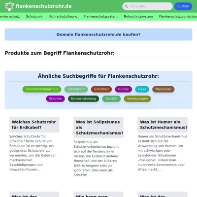 Screenshot flankenschutzrohr.de