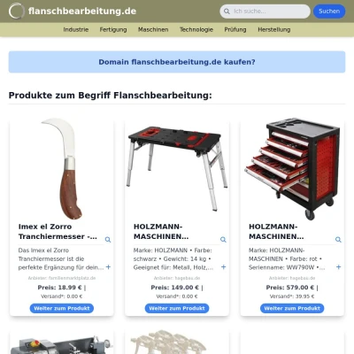 Screenshot flanschbearbeitung.de