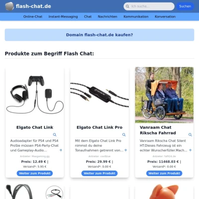 Screenshot flash-chat.de