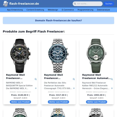 Screenshot flash-freelancer.de