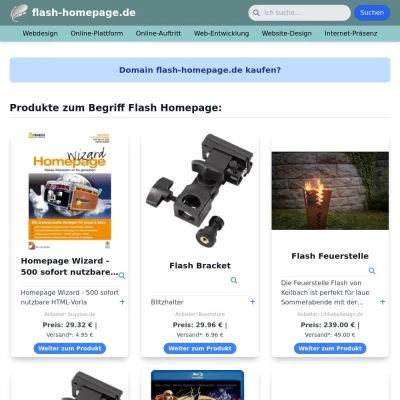 Screenshot flash-homepage.de