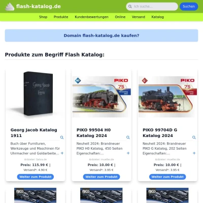 Screenshot flash-katalog.de