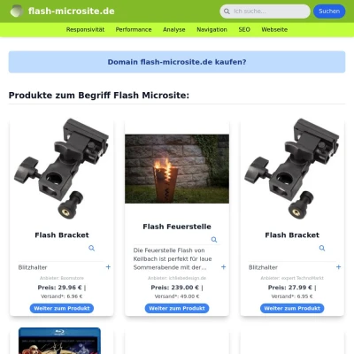 Screenshot flash-microsite.de