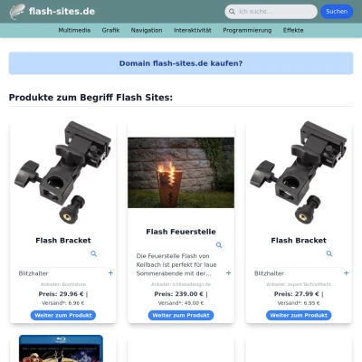 Screenshot flash-sites.de
