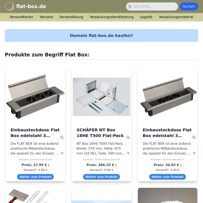 Screenshot flat-box.de