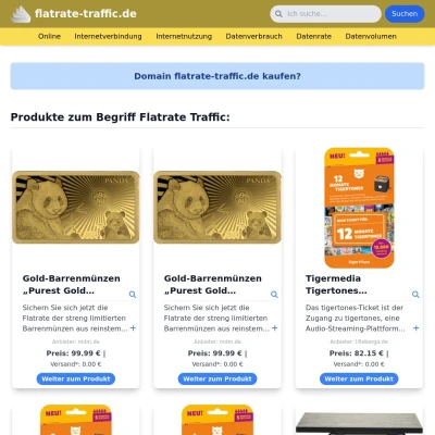 Screenshot flatrate-traffic.de