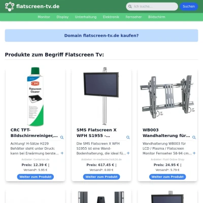 Screenshot flatscreen-tv.de