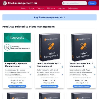 Screenshot fleet-management.eu