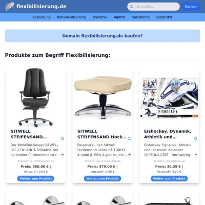 Screenshot flexibilisierung.de