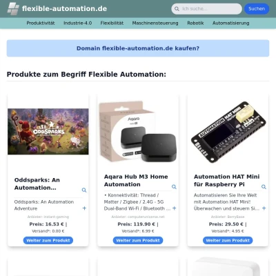 Screenshot flexible-automation.de