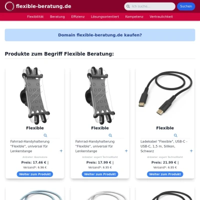Screenshot flexible-beratung.de
