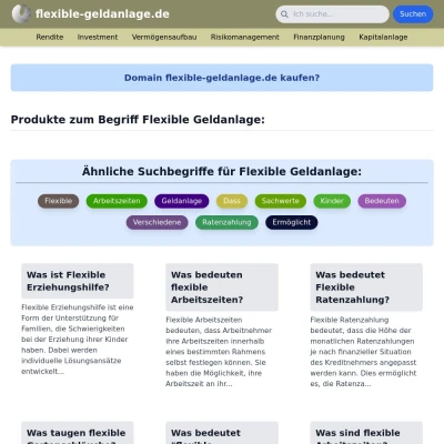 Screenshot flexible-geldanlage.de