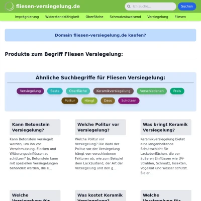 Screenshot fliesen-versiegelung.de