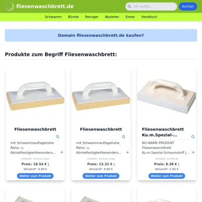 Screenshot fliesenwaschbrett.de