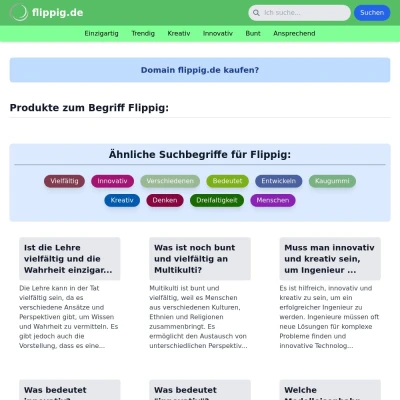 Screenshot flippig.de