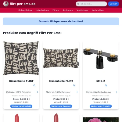Screenshot flirt-per-sms.de