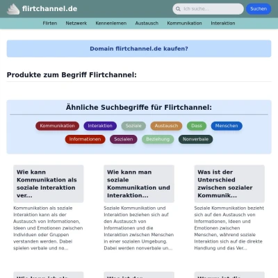 Screenshot flirtchannel.de