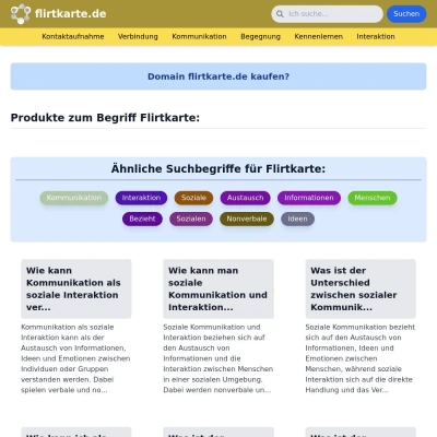 Screenshot flirtkarte.de