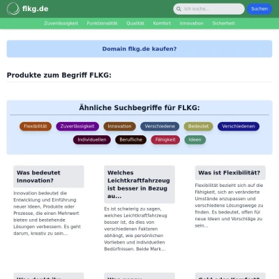 Screenshot flkg.de