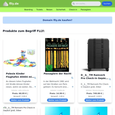 Screenshot flly.de