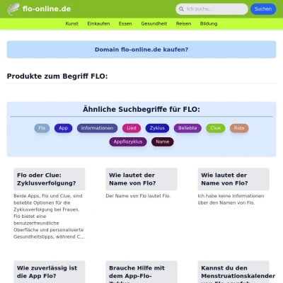 Screenshot flo-online.de