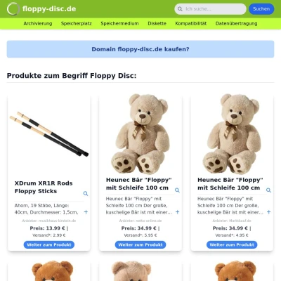 Screenshot floppy-disc.de