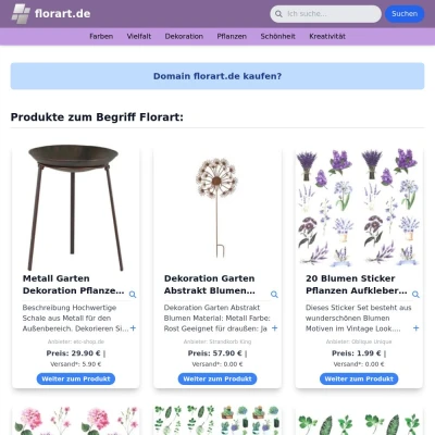 Screenshot florart.de