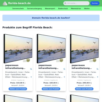 Screenshot florida-beach.de