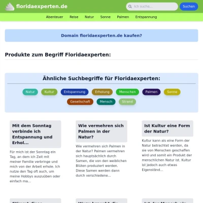 Screenshot floridaexperten.de