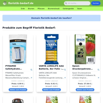 Screenshot floristik-bedarf.de