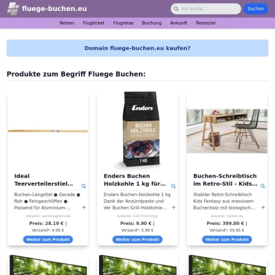 Screenshot fluege-buchen.eu