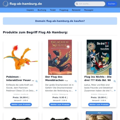 Screenshot flug-ab-hamburg.de