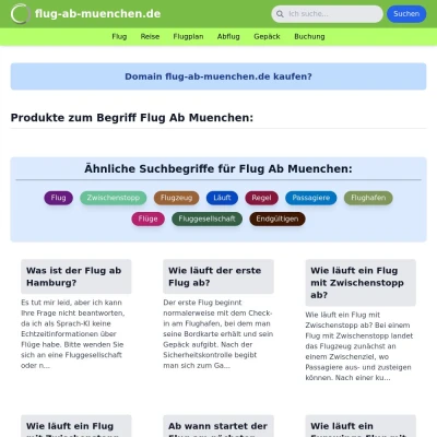 Screenshot flug-ab-muenchen.de