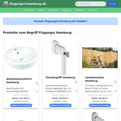 Screenshot flugangst-hamburg.de