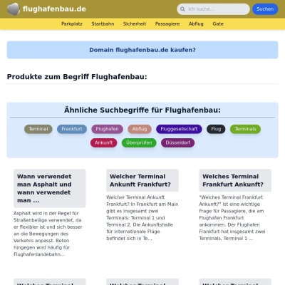 Screenshot flughafenbau.de