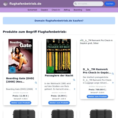 Screenshot flughafenbetrieb.de