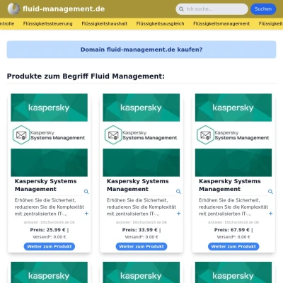 Screenshot fluid-management.de