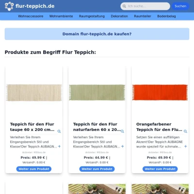 Screenshot flur-teppich.de
