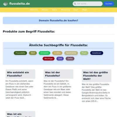 Screenshot flussdelta.de