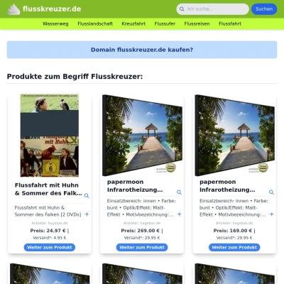 Screenshot flusskreuzer.de