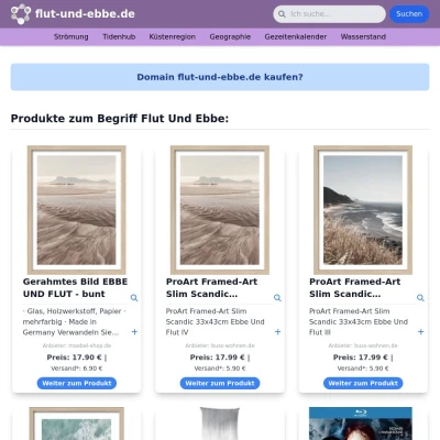 Screenshot flut-und-ebbe.de