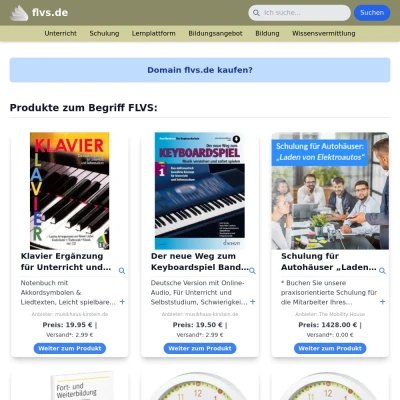 Screenshot flvs.de