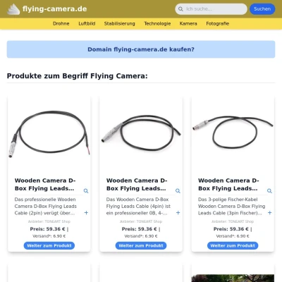 Screenshot flying-camera.de