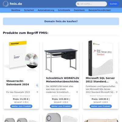 Screenshot fmis.de