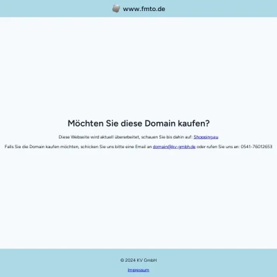 Screenshot fmto.de